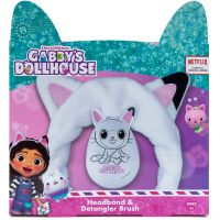 Gabbys Dollhouse set kartáč na vlasy + kosmetická čelenka