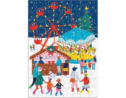Galison Puzzle Adventní kalendář 12 v 1
