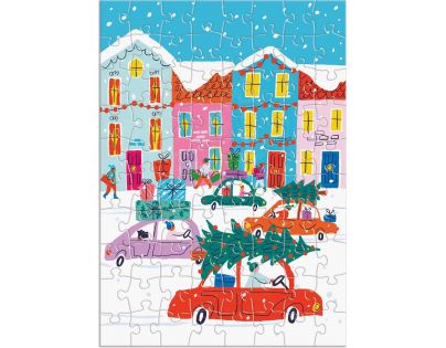 Galison Puzzle Adventní kalendář 12 v 1