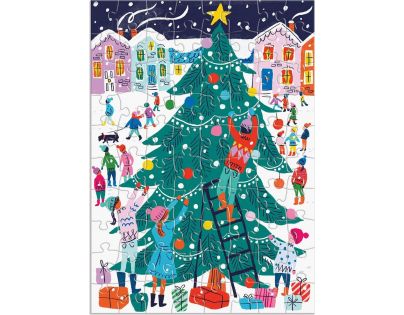 Galison Puzzle Adventní kalendář 12 v 1