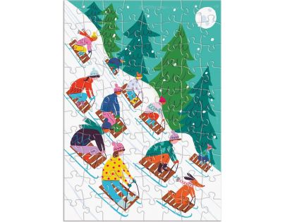 Galison Puzzle Adventní kalendář 12 v 1
