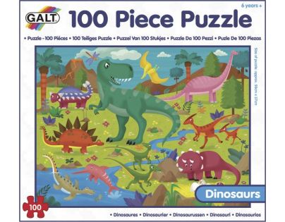 Galt 100 Puzzle v krabici Dinosauři