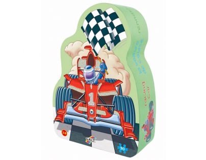 Galt Metalické puzzle Závodní formule