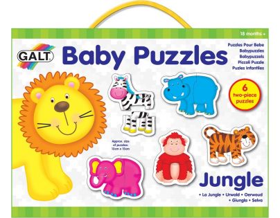 Galt Puzzle pro nejmenší Zvířátka v džungli 12 dílků