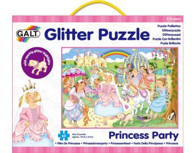 Galt Puzzle třpytivé Princezny 60 dílků