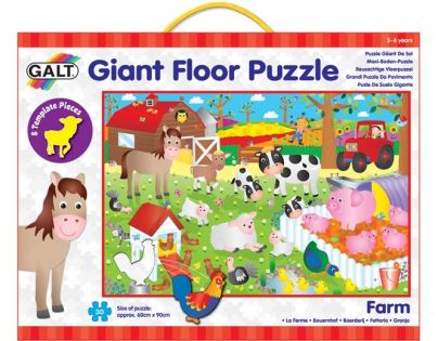 Galt Puzzle velké podlahové Na farmě 30 dílků