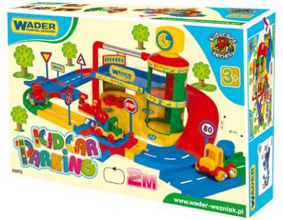 WADER 50975 - Garáž Kid cars + dráha 2m