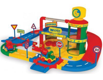 WADER 50975 - Garáž Kid cars + dráha 2m