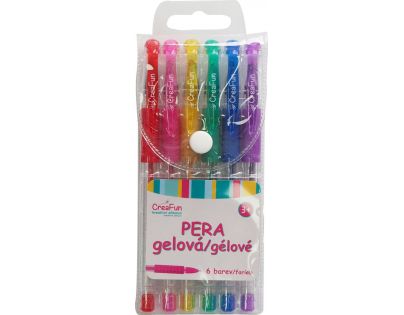 HM Studio Gelová pera 6 barev