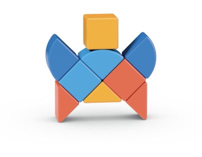 Geomag 208 Magicube Shapes 9 dílků