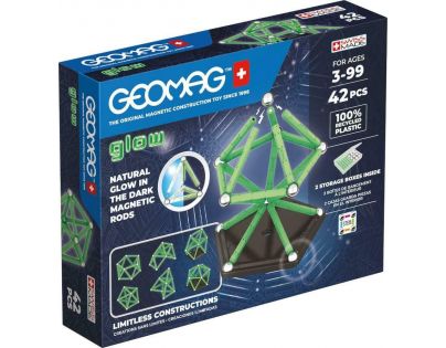 Geomag Glow Recycled 42 dílků