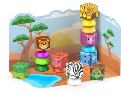Geomag Magicube Safari 16 dílků