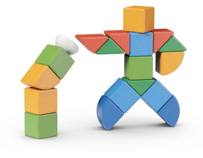 Geomag Magicube Shapes 25 dílků - Poškozený obal