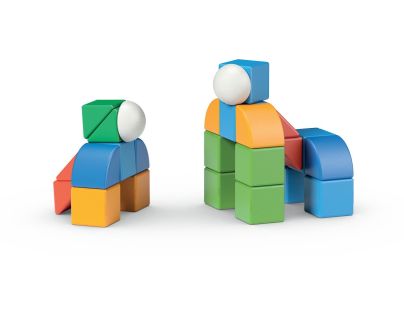 Geomag Magicube Shapes 32 dílků - Poškozený obal