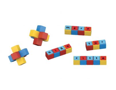 Geomag Magicube Word Building Recycled Clips 79 dílků