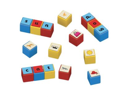 Geomag Magicube Word Building Recycled Clips 79 dílků