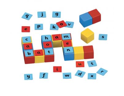 Geomag Magicube Word Building Recycled Clips 79 dílků