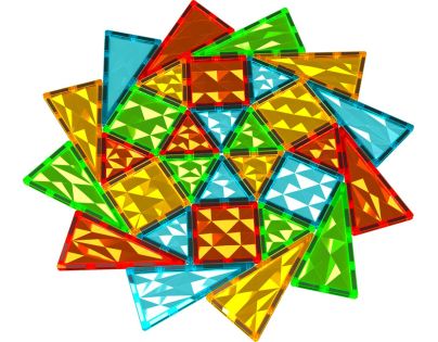 Geomag Magnetic Tiles 100 dílků