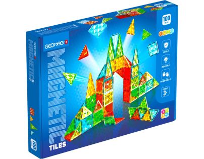 Geomag Magnetic Tiles 100 dílků