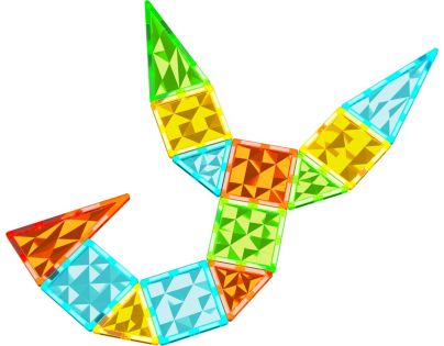 Geomag Magnetic Tiles 16 dílků