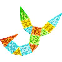 Geomag Magnetic Tiles 16 dílků 4