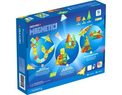 Geomag Magnetic Tiles 16 dílků