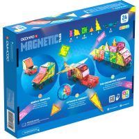 Geomag Magnetic Tiles Auta 24 dílků 2