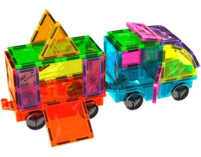 Geomag Magnetic Tiles Auta 24 dílků
