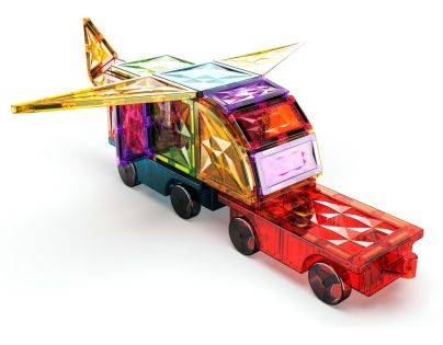 Geomag Magnetic Tiles Auta 24 dílků