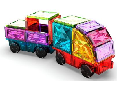 Geomag Magnetic Tiles Auta 24 dílků