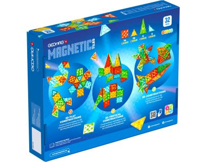 Geomag Magnetic Tiles Raketa 32 dílků