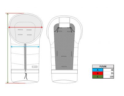 Gmini Fusak nastavitelný Jibot Grey