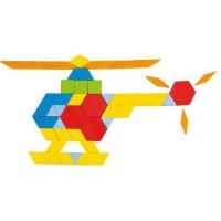 Goki Skládací puzzle geometrické tvary 2