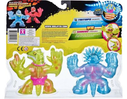 Goo Jit Zu figurka Dino XRay Série 4 Tritops vs. Shredz 12 cm