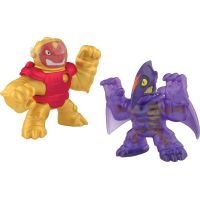 Goo Jit Zu figurka Galaktický útok Série 5 Sun Fyre Blazagon vs. Dark Matter Terrack 12 cm - Poškozený obal