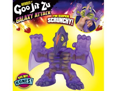 Goo Jit Zu figurka Galaktický útok Série 5 Sun Fyre Blazagon vs. Dark Matter Terrack 12 cm - Poškozený obal
