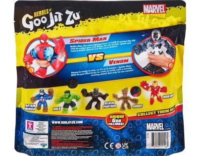 Goo Jit Zu figurky Marvel Venom vs. Spider-Man 12 cm