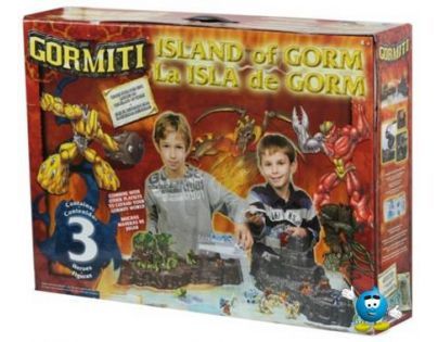 Gormiti - Velký hrací set Ostrov 3 figurky