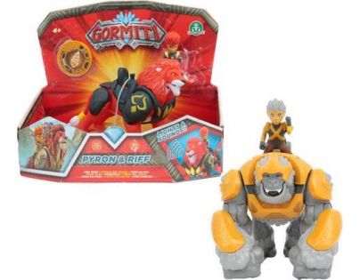 Gormiti sada zvíře a figurka 7 cm Pyron a Riff