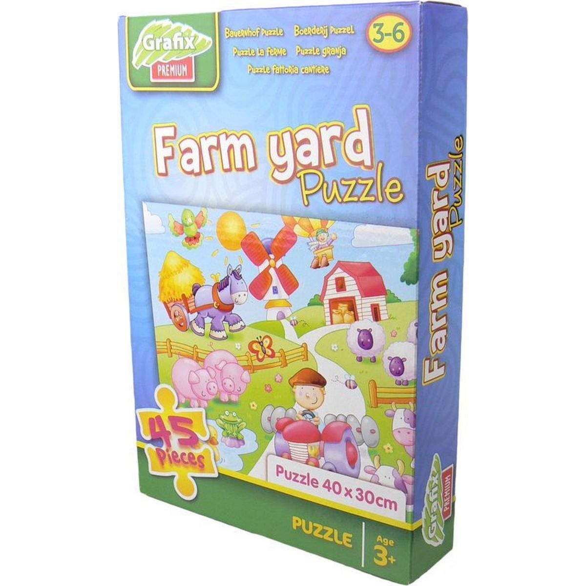 Grafix Puzzle 45 dílků - Farma