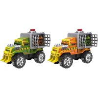 Halsall Teamsterz Auto na převoz dinosaurů oranžové - Poškozený obal 3