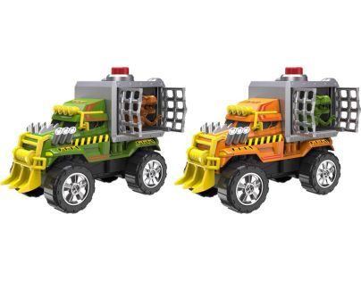 Halsall Teamsterz Auto na převoz dinosaurů oranžové - Poškozený obal