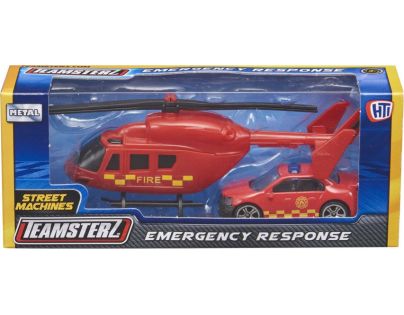 Halsall Teamsterz Helikoptéra a autíčko hasiči