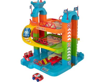 Halsall Teamsterz Tiny garáž s autíčkem - Poškozený obal