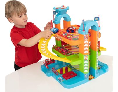 Halsall Teamsterz Tiny garáž s autíčkem - Poškozený obal