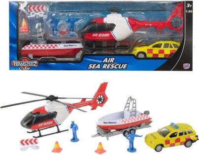 Halsall Teamsterz Záchranáři s vrtulníkem a člunem