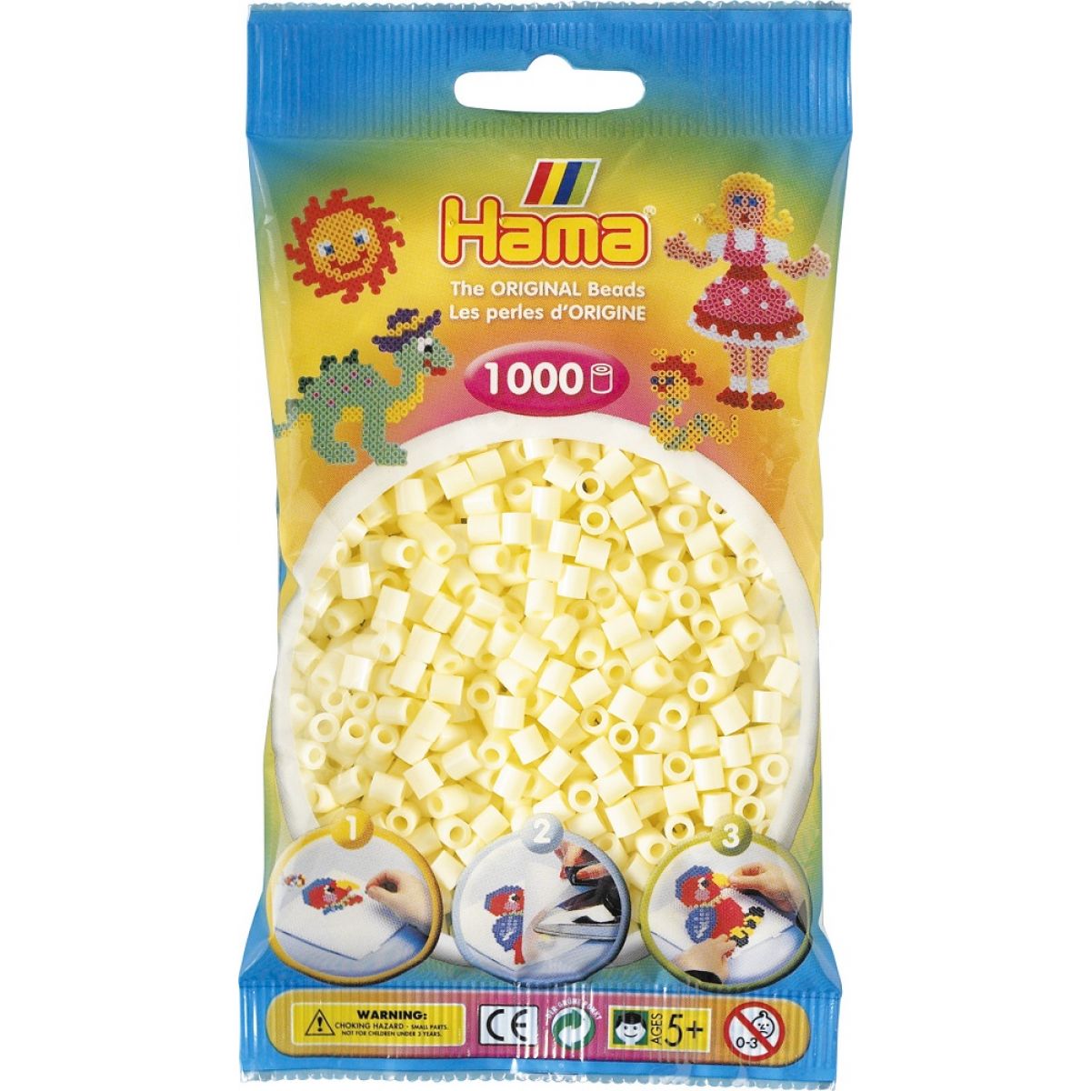 Hama H207-02 Krémové korálky 1000ks