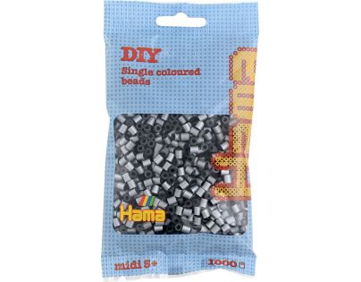 Hama H207-62 Midi Stříbrné korálky 1000 ks