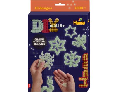 Hama H3414 Midi Dárkový box svítící ve tmě 1500 ks