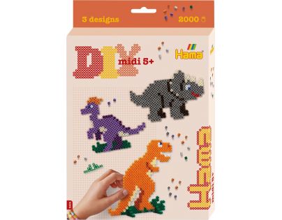 Hama H3434 Midi Dárkový box Dino 2000 ks